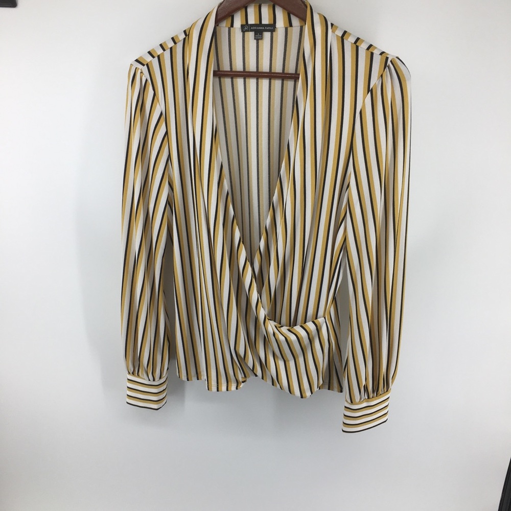 Adrianna Papell Cross Over Top NWOT